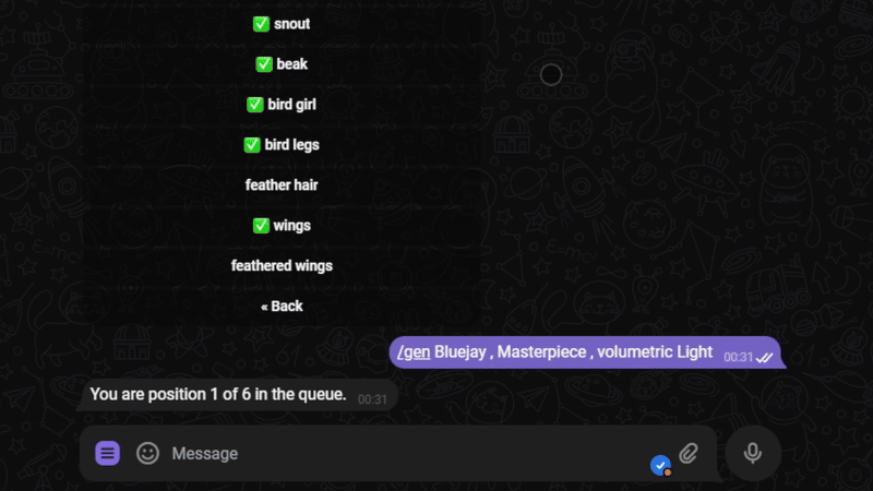 Generate with LoRA Example